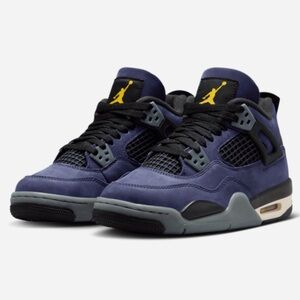 💛💜 Nike Air Jordan 4 Retro Lakers Purple 💜💛